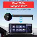 Qi2.2 25W Wireless Charger Car Phone Mount for Honda Passport / Pilot 2026 | 12.3" Screen, Magsafe Accessories Fast Charging Magnetic Cell Phone Holder Clip Compatible with iPhone Android, GPS Bracket
