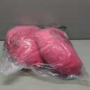 Remerry 2 Pcs Heart Throw Pillow Plush Heart Shaped Decorative Pillow Faux Rabbit Fluffy Cushion Valentine Favor Anniversary Favor for Girl Living Fit Bed Dining Sofa Car(Lilac)