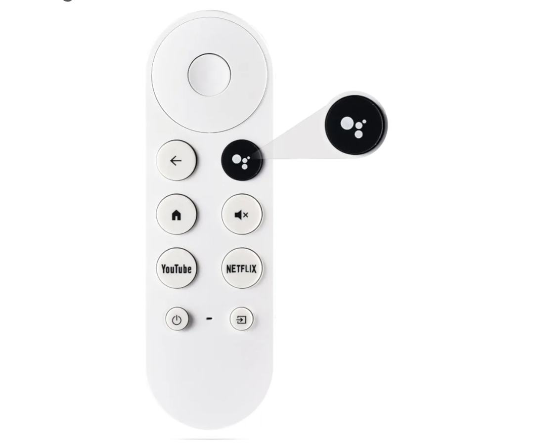 for Google Chromecast Voice Remote,Replacement Control for Google TV Remote/Streamer (Only for Snow Chrome cast Google)