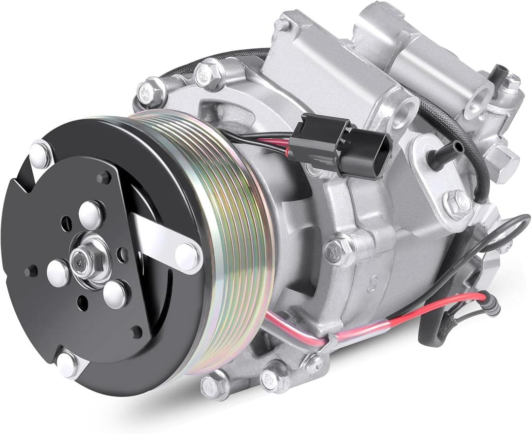 AC Compressor - A/C Compressor Compatible with Honda Civic 2006-2011, 1.8L - Replaces 38810RRBA01, 38800-RNA-A010-M, 38800-RNB-A02, 38800RNAA010M2, 38800RNAA01 - Air Conditioning Compressor