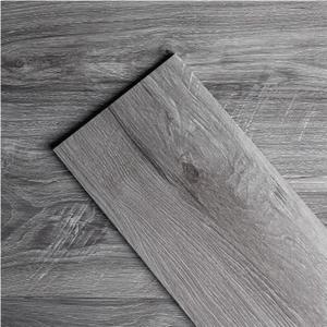 Vinyl Flooring Laminate Flooring with Grey Wooden Grain Effect 2mm Thick 18 Planks Environmentally Friendly for Office Kitchen Basements Dining Room (27Sq.Ft,Grey) (Gray)