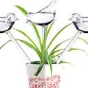 Glass Plant Watering Globes, Self Watering Globes Bird Shape, Self Watering Planter Insert, Plant Watering Devices, Automatic Plant Waterer Indoor, Watering Bulbs, 3 Pack