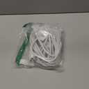 16/3 White Extension Cord 20 FT, Indoor Extension Cord Flexible & Durable, 3 Prong Power Cable, Suitable for Home and Office, 13 Amp 1625 Watt 125VAC 16AWG, ETL Listed