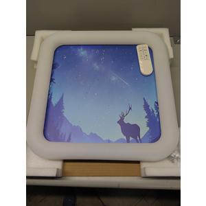 Light With Moose Picture19x19inch Top With Controller
