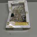 Kurt Adler 10-Light Capiz Angel Treetop with Vines and Pearls, 9.75-Inch