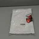 bitCNY Christmas Kitchen Towel – Red Santa Bow Waffle Weave Dish Towel, Holiday Hand Towel with Fur Trim for Winter Decor or Gift, 16 x 24 Inch