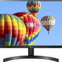 LG 24MK600M-B Monitor 24'' FHD (1920 x 1080) IPS Display, 3-Side Virtually Borderless Design, Radeon FreeSync Technology, Dual HDMI - Black