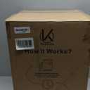 SAMEAT Heated Towel Warmers for Bathroom - Large Towel Warmer Bucket, Wood Handle, Auto Shut Off, Fits Up to Two 40"X70" Oversized Towels, White