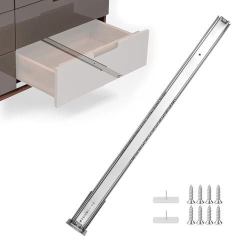 homdiy 4 Pack 14 Inch Heavy Duty Center Mount Drawer Slides for Cabinet and Dresser Bottom Mount Drawer Rails 3/4 Extension Glide Track homdiy 4 Pack 14 Inch Heavy Duty Center Mount Drawer Slides for Cabinet and Dresser Bottom Mount Drawer Rails 3/4 Extension Glide Track