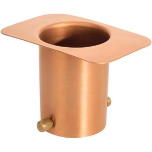 Monarch Rain Chains Gutter Adapter  Standard Adapter with Brass Bolt for Chain Installation, Pure Copper Rain Chains for Gutters Mount, Rust-Resistant Drainage Mount for Roof Downspout Chain