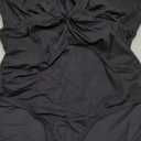 SHAPELLX Women's One Piece Swimsuit Tummy Control Ruched Full Coverage Bathing Suit V Neck Slimming Swimwear XL