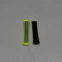 ANNEFIT Nylon Sport Loop Watch Bands, 2 Packs Quick Release Adjustable Strap 16mm 18mm 19mm 20mm 21mm 22mm 24mm (Black+Shiny Yellow)