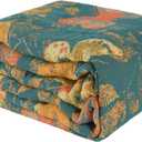 Boho Throw Blanket for Couch Bed, 100% Cotton Soft Rustic Quilt with Tassel 90''x 98'', Super Soft Bohemian Decor Reversible Sofa Bed Chair Blanket Cover for All Seasons (Butterfly) (91*98 inch)