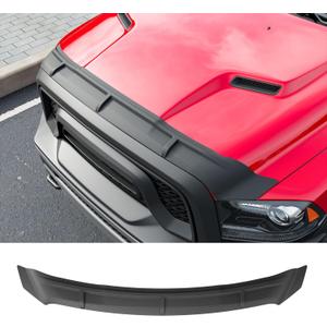 powoq Hood Deflector Compatible with 2009-2018 Dodge RAM 1500 Deflector TPE Shield Hood Protector Replacement for 2009 2010 2011 2012 2013 2014 2015 2016 2017 2018 Dodge RAM 1500 Accessories