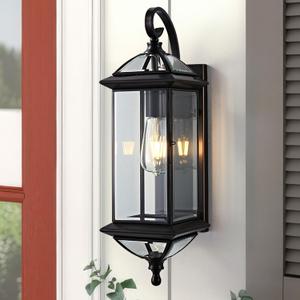 20Inch Oil Rubbed Bronze Outdoor Wall Lights Copper Exterior Light Fixture Waterproof Lantern Wall Mounted Porch Light Outside Garage Patio Wall Sconces