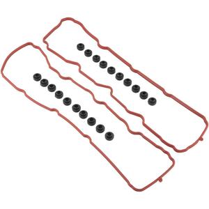 Engine Valve Cover Gasket - Compatible for Dodge for Ram 1500 3.7L 2005-2010 for Jeep Grand Cherokee 3.7L 2005-2010 for Mitsubishi for Raider 3.7L 2006-2009 - Replace Part VS50652R - Set of 2