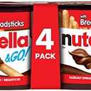 Nutella & Go! Hazelnut Spread with Breadsticks, On-the-Go Snack Cups, 4 Snack Packs, 1.8 oz each, Best By: Dec 15 2025