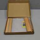 trophable Acrylic Sign Holder, L/T Shape Clear Acrylic Frames Wood Base Table Menu Display Stand for Office School Restaurant (Clear 8.5x11 inch 3Pack )