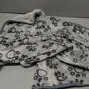 Stuffed Small Dog Blanket for Puppy Cat Bed, Washable Indoor Dog Beds & Furniture, Soft 24 * 32 inches Blanket Small Pet Supplies (Grey)