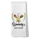 shiviody Grammy Gifts Kitchen Towels - Gifts for Grandma Grammy Dish Towels, Rustic Grandma Mothers Day Birthday Decorative Absorbent Dishcloths Hand Towel for Kitchen Decor 16x24 Inches