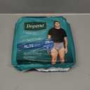 Depend Fresh Protection Adult Incontinence Underwear for Men, Disposable, Maximum, Extra-Large, Grey, 15 Count, Packaging May Vary