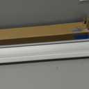 ChrisDowa Cordless Zebra Blinds for Windows, Dual Layer Free-Stop Light Filtering Window Roller Shades, Pull Down Privacy Zebra Shades for Home, Office, Bedroom, Door (47" W x 72" H, White)