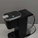 Single Serve Coffee Maker, Iced and Hot Coffee Machine for K Cup & Grounds, Compact Design, 40oz Removable Water Reservoir, 6 to 24 Oz Brew Sizes, Fits 7.3" Travel Mug, Black