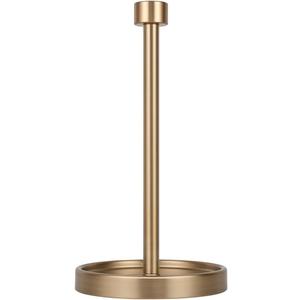 Ivilon Countertop Paper Towel Holder - Modern End Cap Minimalist Design - Color Warm Gold