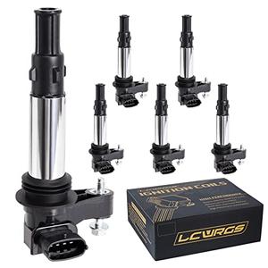 Set of 4 Ignition Coil Pack Fits for 2.8 3.6 V6 2004 2005 2006 2007 2008 2009 Cadillac CTS STS SRX Chevy Traverse Buick Enclave LaCrosse Rendezvous Saab 9-3 Aero GMC Acadia Saturn Outlook UF375