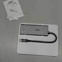 Acer USB C Docking Station Dual Monitor with 2 HDMI, 9-in-1 Laptop Docking Station with 4K@60Hz HDMI, USB A&C 3.0, SD/Micro SD, 100W PD, USB C Dock Compatible with Acer/Dell XPS/HP/Mac/Surface (15cm)