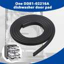 DD81-02216A Dishwasher Gasket Door Seal Compatible with samsung Dishwasher DW80M2020US,DW80R2031US,DW80N3030US, Replacement 4931069 AP6244354 PS12085612 EAP12085612