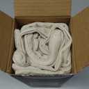 MIULEE Decorative Linen Check Throw Pillow Covers Neutral Farmhouse Vintage Pillow Covers 20x20 Set of 2 Boho Modern Home Decor for Sofa Couch Bedroom Cushion Natural Beige