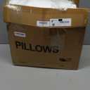 puredown Goose Feathers and Down White Pillows with 100% Soft Cotton Cover, Bed Sleeping Hotel Collection Pillows Set of 2 King Size