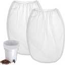 Cold Brew Coffee Filter Bag Compatible With Toddy Cold Brew System Strainer Bag for 5 Gallon Commercial Brewers, Washable & Reusable - 2 Pack