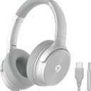 USB C Wired Over-Ear Headphones with Mic, Hi-Fi Stereo Sound, Noise-Isolating Ear Cups, Comfortable Fit for iPhone15/16, Samsung Galaxy S24/S23, Type-C Phones & Tablets (Silver)