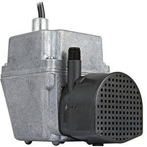 Little Giant 2E-NYS 115 Volt, 1/40 HP, 300 GPH, Cast Aluminum Submersible Parts Washer Pump for Unheated Stoddard Solvent or Deodorized Kerosene with 6-Ft. Power Cord (Plug-less), Grey, 502020