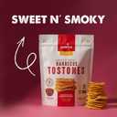 Samiya Plantain Chips | Barbecue | Crunchy Tostones Snack | All-Natural, Gluten-Free NON-GMO Kosher OU | Vegan & Soy-Free | Thin Crispy Plantain Chips | No Artificial Ingredients | Latin Flavor | 12.3 ounce Bag (EXP 03/28/26)