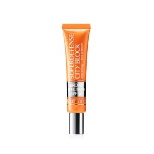 Clinique Superdefense City Block Oil Free Broad Spectrum SPF 50 Daily Energy + Face Protector | Sheer, Weightless Makeup Primer + Sunscreen, 1.4 Fl Oz