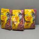 3 x Meow Mix Gravy Bursts, Savory Chicken Flavor Mix, Gravy Filled Dry Cat Food, 3 lb. Bag (EXP 09/11/26)