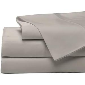 Cozy Earth Luxury Bed Sheet Set - 100% Viscose from Bamboo Fabric, Ultra-Soft & Breathable, Fits Regular & Deep Pocket Mattresses up to 20" - 4 Pieces Split King Sheet Set Dove Grey