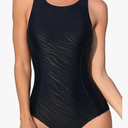 beautyin Women's One Piece Athletic Racerback Swimsuit Slimming Bathing Suit L