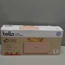 bella 2 Slice Slim Toaster, Fitsanywhere™ Kitchenware, 6 Setting Shade Control with Reheat & Cancel Buttons, Fits sourdough, 10” Long Slot, Anti Jam & Auto Shutoff, 900 Watt, Blossom