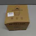 Rechargeable LED Outdoor Camping Light, Multifunctional Portable Horse Light, Rotating Adjustable Brightness and Lighting, Warm White Yellow Light and Amber.