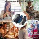 3 x Women Girls Socks Cute Animal Socks Cat Dog Cow More Fun Novelty Socks Gifts for Girls Christmas Birthday (Reindeer 1-6 Pairs)