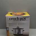 Crock-Pot 4.5 Quarts Manual Design Series Slow Cooker with 3 Manual Heat Settings Cooks Meals for 4 Plus People with Removable Stoneware Bowl, Silver