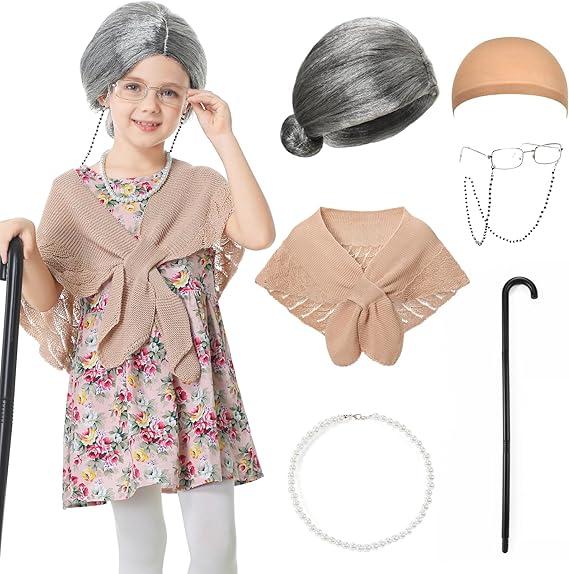 Old Lady Costume 100 Days of School Grandma Costume