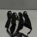 Idepet Dog Suspender Boots, Tall Dog Boots Anti-Slip & Fall Waterproof Shoes Leggings, Adjustable Suspender Boots for Dogs Winter Snow Rain Hiking Paws Protector(Black, 2)