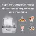 Alpicool K18 Portable Car Freezer,12 Volt Refrigerator, 19 Quart (18 Liter) Fast Cooling 12V Car Fridge -4~68, Car Cooler, 12/24V DC and 100-240V AC for Outdoor, Camping, RV, Truck, Boat