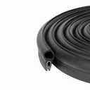 Vertical Bulb Trim Seal Bulb Height: 45/64" Edge Thickness: 1/64" to 9/64" (13 Feet)