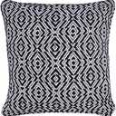 LR Home Throw Pillow, 20" x 20", Black/White